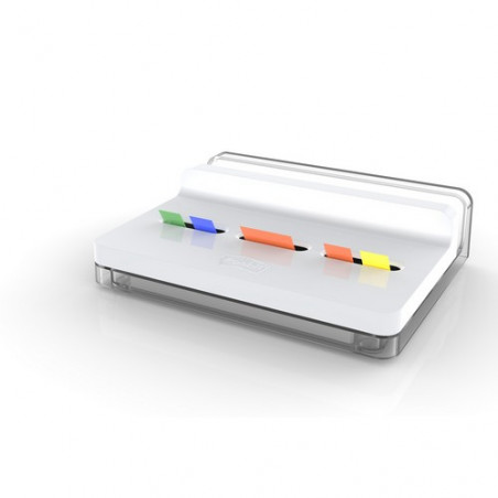 DISPENSADOR BANDERETES 3x25mm BLANC