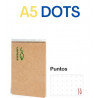 BLOC ESP. RECICLAT A5 DOTS (100f) 80gr ECO