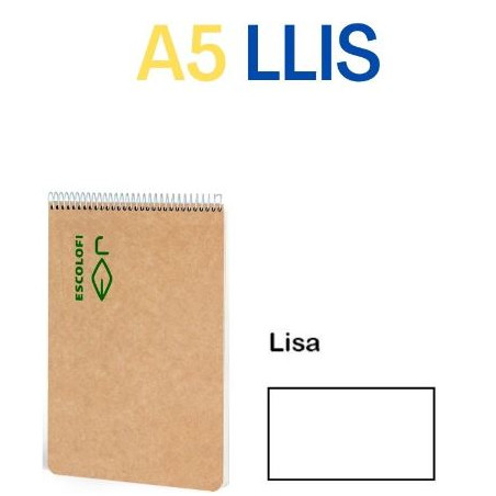 BLOC ESP. RECICLAT A5 LLIS (100f) 80gr ECO