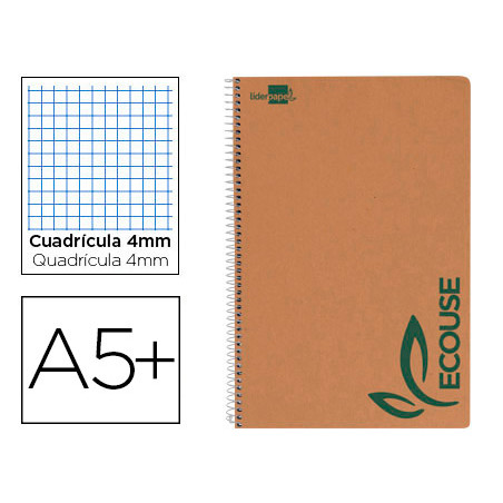CUAD. ESP. NOTE BOOK A7 CUADRICULA LLICENCIES              (ABO)