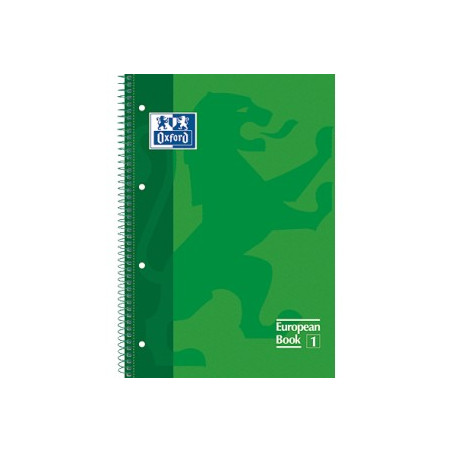 CUAD. ESP. OXFORD T.D. A4+ C.5 VERD (080f)