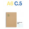 CUAD. ESP. RECICLAT A6 C.5 (100f) 80gr ECO
