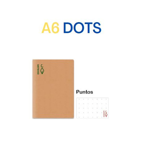 CUAD. GRAPAT RECICLAT A6 DOTS (50f) 80gr ECO