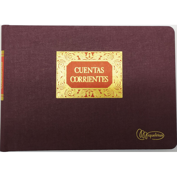 LLIBRE COMPTABILITAT CUENTAS CORRIENTES 4t AP (220x156mm) 100f C LLIBRE COMPTABILITAT CUENTAS CORRIENTES 4t AP (220x156mm) 100f C