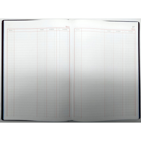 LLIBRE COMPTABILITAT CUENTAS CORRIENTES FOLI (220x315mm) 100f