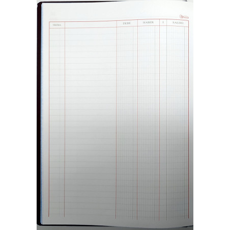 LLIBRE COMPTABILITAT CUENTAS CORRIENTES FOLI (220x315mm) 100f