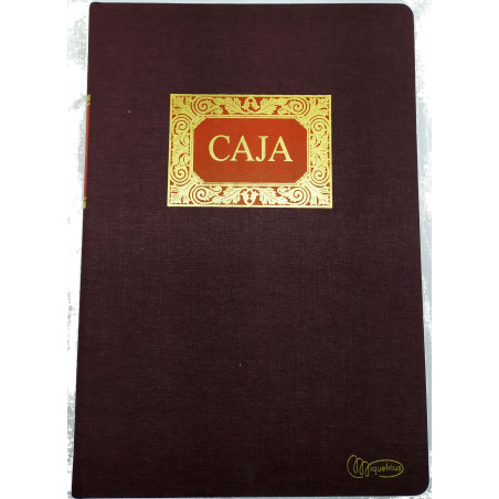 LLIBRE COMPTABILITAT CAJA FOLI (220x315mm) 100f