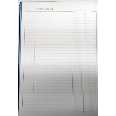 LLIBRE COMPTABILITAT CAJA FOLI (220x315mm) 100f