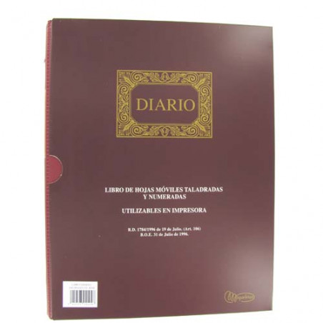 LLIBRE COMPTABILITAT DIARIO MOVILS (250x330mm) 100f ABO