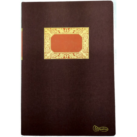 LLIBRE COMPTABILITAT RATLLAT HORITZONTAL FOLI (220x315 mm) 100f
