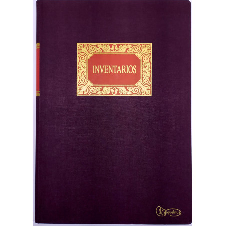 LLIBRE COMPTABILITAT INVENTARIO FOLI (220x315 mm) 100f   (ABO)