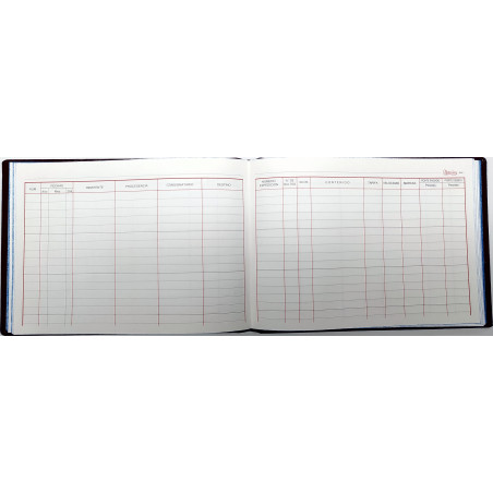 LLIBRE COMPTABILITAT Nº  1 REGISTRO TALONES 4t AP (220x156mm)100