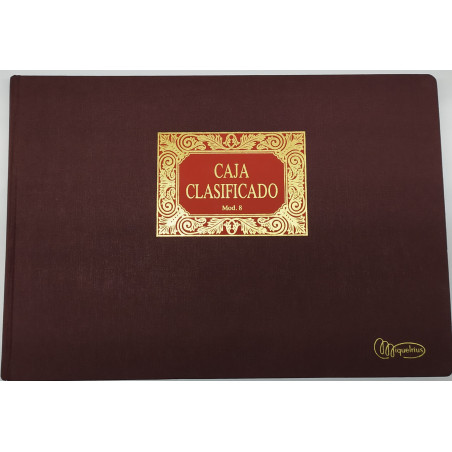 LLIBRE COMPTABILITAT Nº  8 CAJA CLAS. (6 i 8COL)(300x210mm) FOLI
