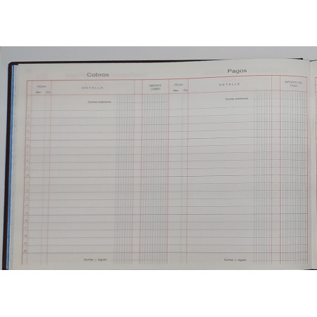 LLIBRE COMPTABILITAT Nº  8 CAJA CLAS. (6 i 8COL)(300x210mm) FOLI