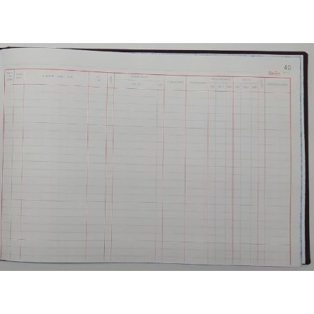 LLIBRE COMPTABILITAT Nº 13 REGISTRO SOCIOS (300x210mm) FOLI AP