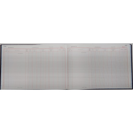 LLIBRE COMPTABILITAT Nº 14 BANCOS (300x210mm) FOLI AP     (ABO)