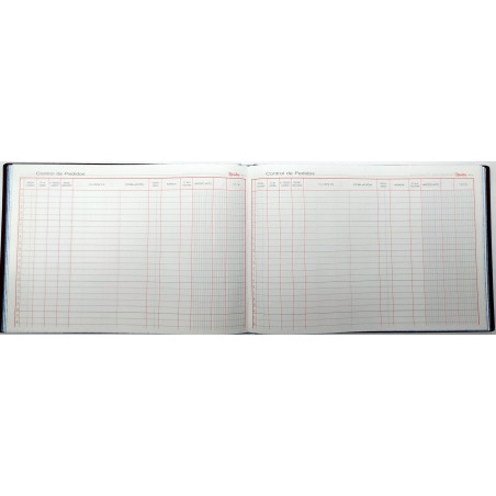 LLIBRE COMPTABILITAT Nº 49 CONTROL PEDIDOS (300x210mm) FOLI AP