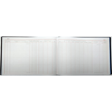 LLIBRE COMPTABILITAT Nº 54 VENCIMIENTOS MESES (300x210mm) FOLI A