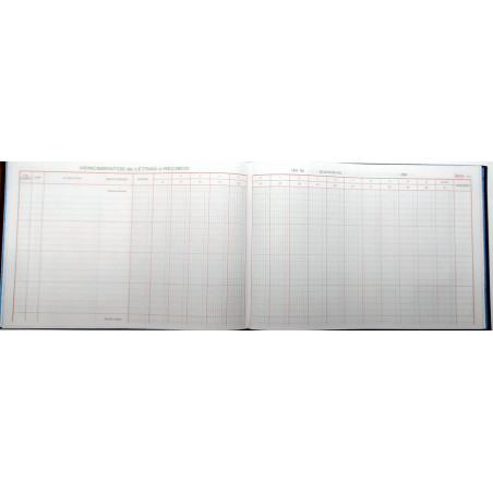 LLIBRE COMPTABILITAT Nº 55 VENCIMIENTOS DIAS (300x210mm) FOLI AP