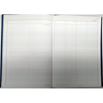 LLIBRE COMPTABILITAT Nº 57 BALANCES (4COL) FOLI (220x315mm) 100f