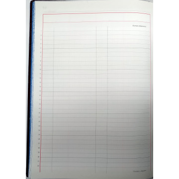 LLIBRE COMPTABILITAT Nº 57 BALANCES (4COL) FOLI (220x315mm) 100f
