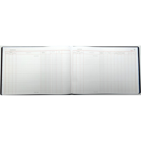 LLIBRE COMPTABILITAT Nº 61 INGRESOS Y GASTOS (300x210mm) FOLI AP