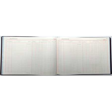 LLIBRE COMPTABILITAT Nº 62 INGRESOS O VENTAS FOLI AP (300x210mm)