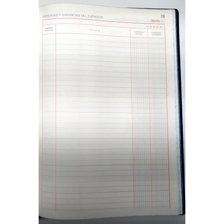 LLIBRE COMPTABILITAT Nº 71 ESTADO PERDIDAS GANANCIAS (220x315mm)