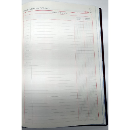 LLIBRE COMPTABILITAT Nº 73 CUADRO FINANCIERO (220x315mm) FOLI(AB