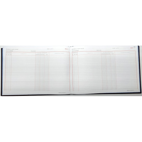 LLIBRE COMPTABILITAT Nº 75 ACCIONES NOMINATIVAS (300x210mm) FOLI