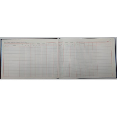 LLIBRE COMPTABILITAT Nº 82 BIENES INVERSION (300x210mm) FOLI AP