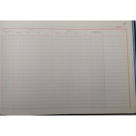 LLIBRE COMPTABILITAT Nº 86 VENTAS FACTURAS EMITIDAS (300x210mm)
