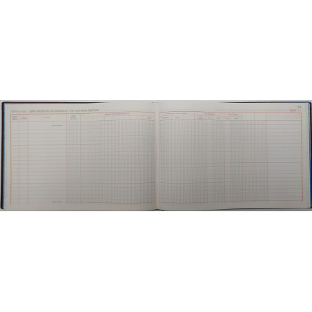 LLIBRE COMPTABILITAT Nº 87 INGRESOS FACTURAS EMITIDAS (300x210mm