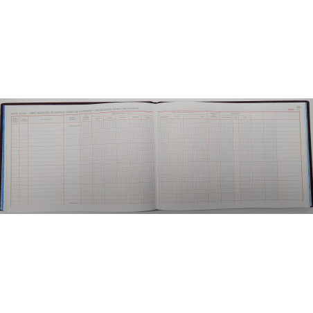 LLIBRE COMPTABILITAT Nº 88 GASTOS BIENES INVERSION(300x210mm) FO