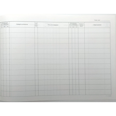 LLIBRE COMPTABILITAT Nº 97 MATRICULA PERSONAL FOLI AP (300x210mm