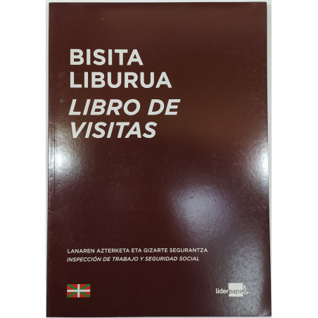 LLIBRE COMPTABILITAT Nº 98 VISITAS EUSKERA FOLI (210x295mm) 100f