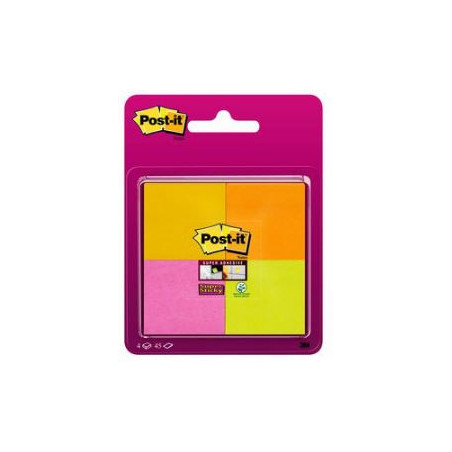 TACO NOTES ADH. 047x047 POST-IT (4x45f) COLORS SUPER STICKY