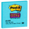 TACO NOTES ADH. 076x076 BLAU POST-IT 654 (080f) SUPER STICKY