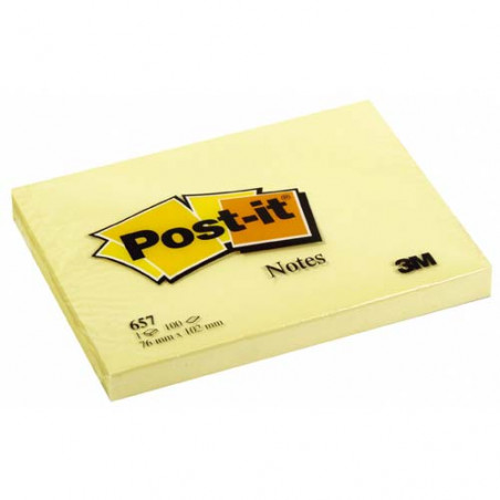 TACO NOTES ADH. 076x102 POST-IT 657 (100f)