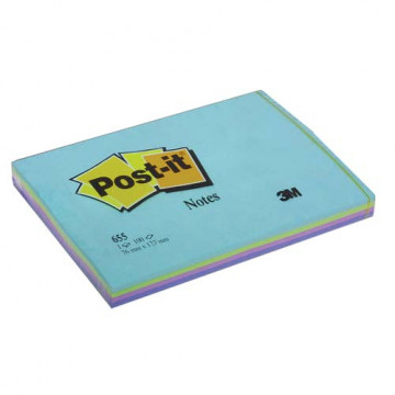 TACO NOTES ADH. 076x127 4COLO POST-IT 655RB (100f)