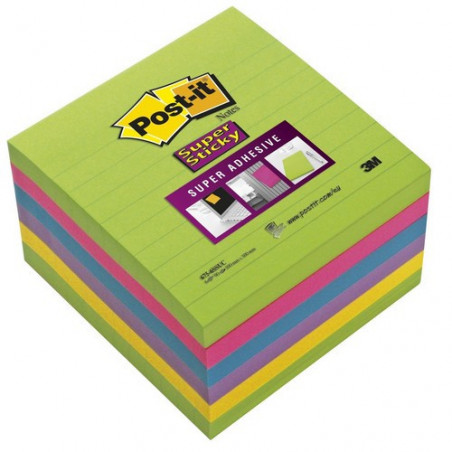 TACO NOTES ADH. 101x101 POST-IT S.STICKY 6756SSUC 6x(90f)