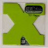 TACO NOTES ADH. LLETRA "X" 100x100 TIPUS POST-IT (50f)