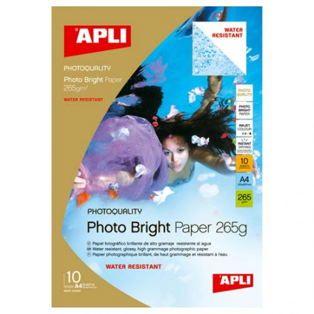 PAPER INK A4 FOTO BRILLO 265 gr. (20u)