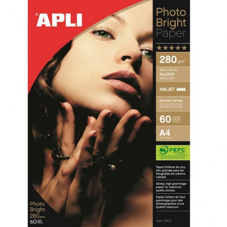 PAPER INK A4 FOTO BRILLO 280 gr. (60u)