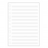 REC. FULLS 3002 MUSICA / PENTAGRAMA (50u)            (ABO)
