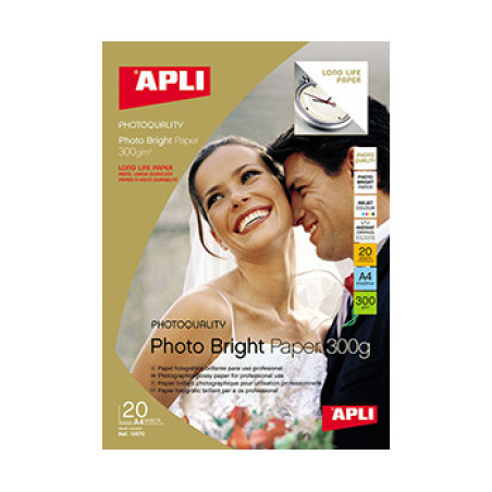 PAPER INK A4 FOTO BRILLO 300 gr. APL10970 (20u)