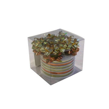 Cinta Regalo Bobina lisa 500mx7mm. blanco