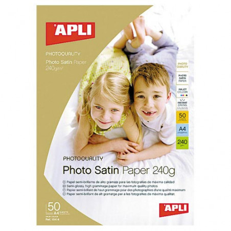 PAPER INK A4 FOTO SATIN 240 gr. (50u)