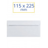 SOBRE BLANC ADH. LASER 115x225 AMER. F.D. (100u)