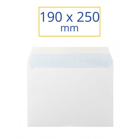 SOBRE BLANC ADH.190x250 4º PROL. (100u.)